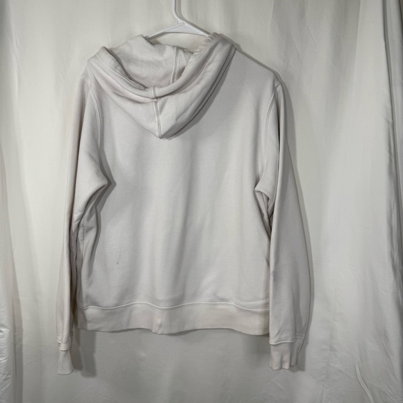 Adidas Woman’s White Pullover Hoodie With Embroidery Detailing — Size XL - Picture 10 of 11